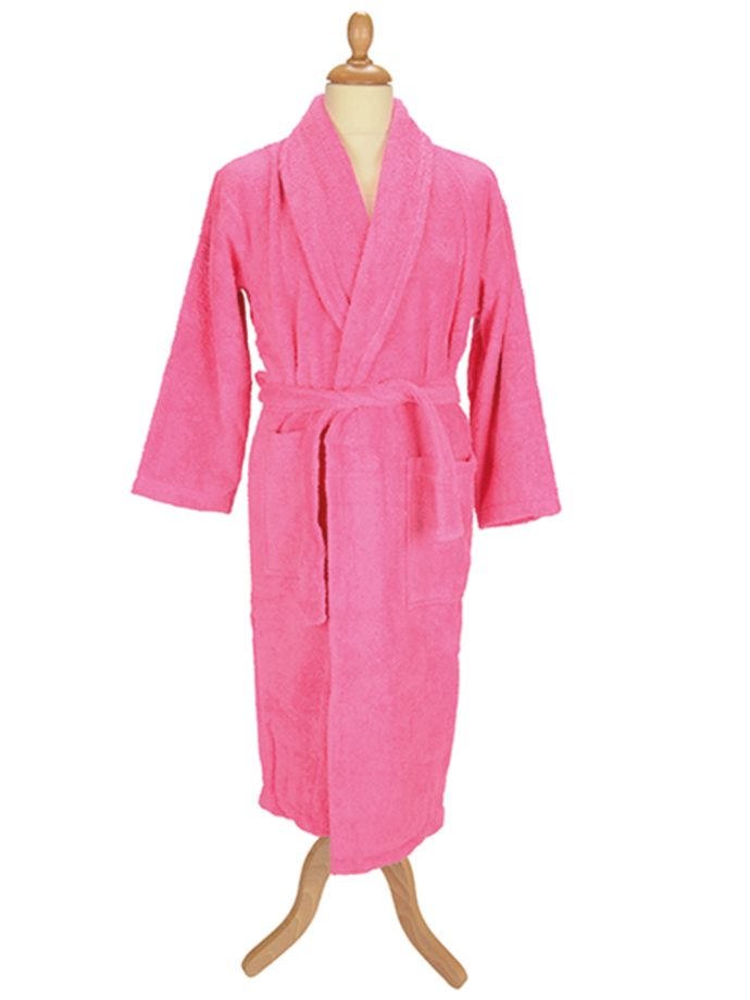 Bathrobe with Shawl Collar