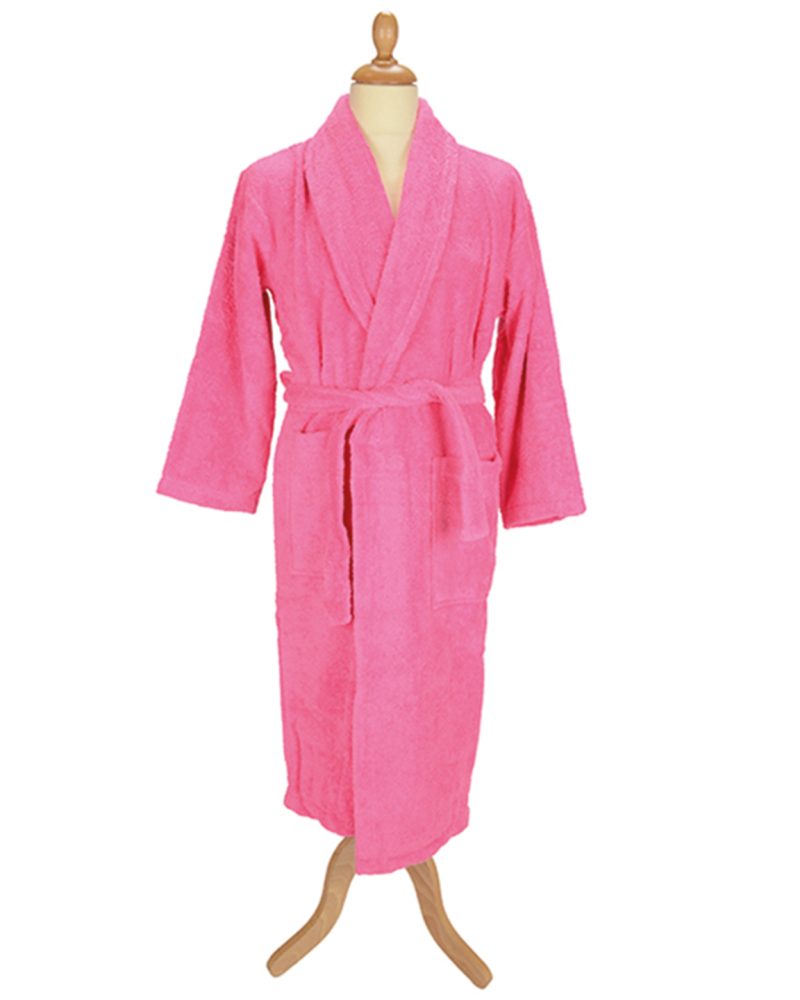 Bathrobe with Shawl Collar