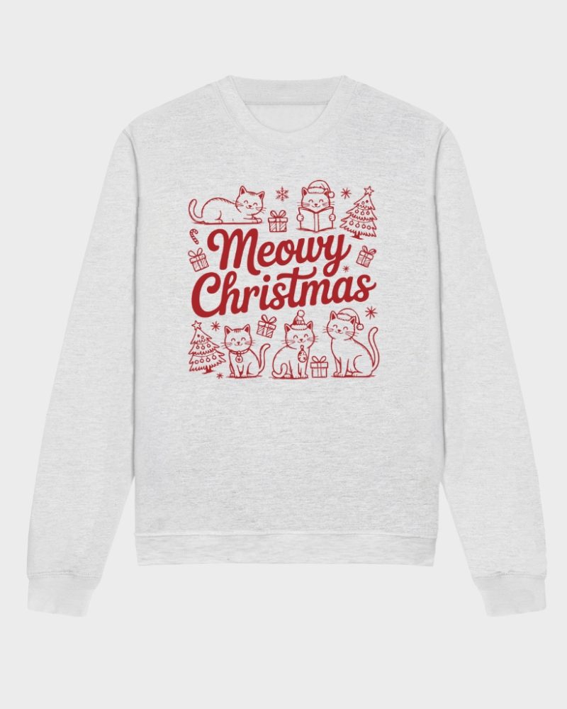 merry christmas doodle sweatshirt