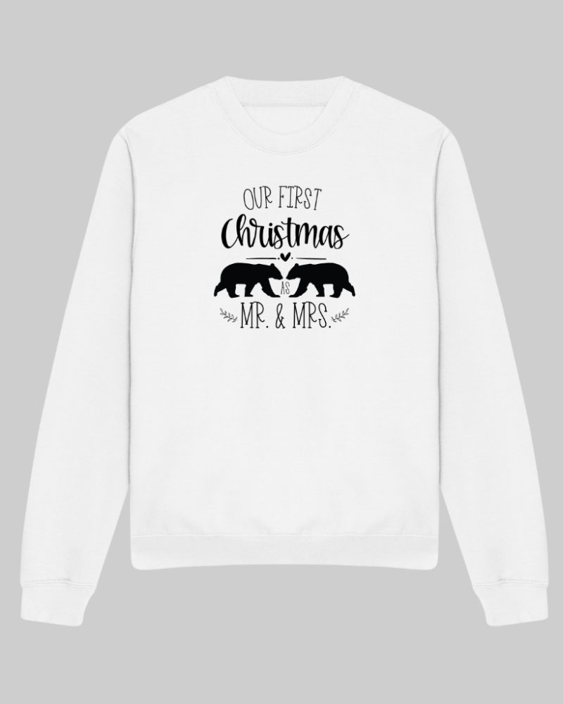 our first christmas as mr & mrs sweatshirt