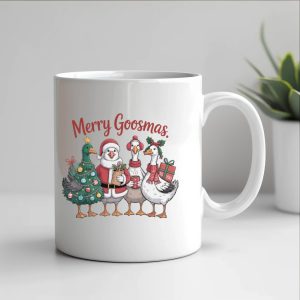 merry goosmas mug
