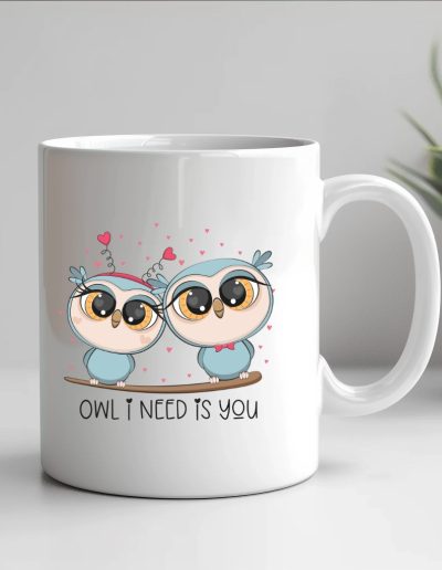 owl i need is you mug